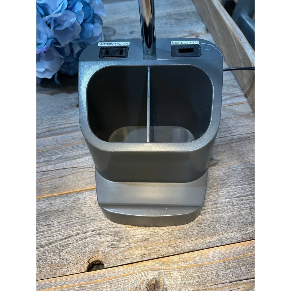 Realspace‎ Lusina Gray desk lamp
